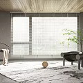 Modern venetian blinds 3d model
