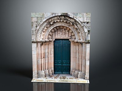 Ancient Building Door Ancient Building Door Chinese Style Door Antique Door Classical Door Chinese Style Door Chinese Style Entrance Traditional Door 3d model