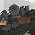 Speaker Audio Amplifier 3d model