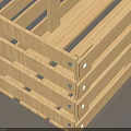 Wooden Storage Box For Household Use With Natural Wood Material And Practical Design