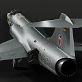 Fighter F104 Fighter Attack Jet Aircraft 3d model