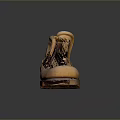 Brown Leather Ankle Boots With Zipper Design And Thick Non Slip Sole For Daily Wear