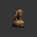 Cotton Shoes Warm Shoes Cold-proof Shoes Realistic 3d model