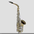 High Quality Gold Brass Saxophone Musical Instrument With Metal Keys And Mouthpiece