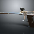 Professional Metal Spray Gun With Long Barrel Adjustable Knob And Ergonomic Handle