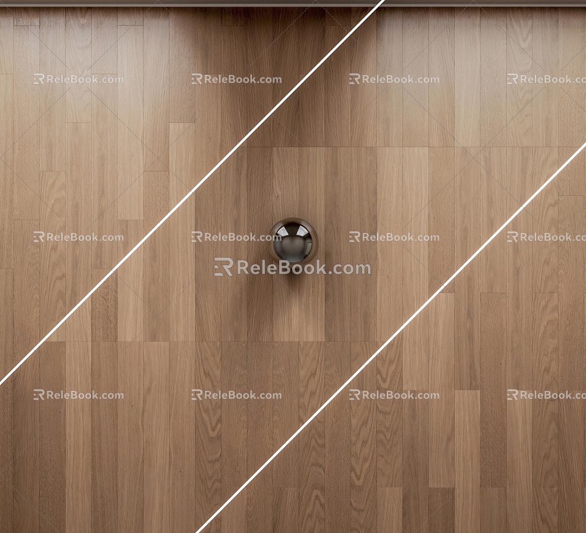 Modern Flooring Wood Flooring 3d model