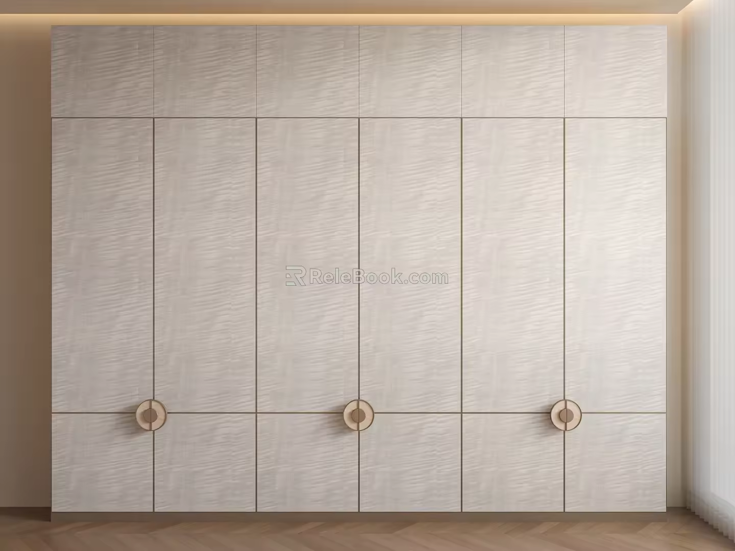 Background wall panel background wall panel cabinet door modeling door panel modeling modern background wall 3d model