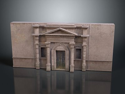 Ancient Building Door Ancient Building Door Chinese Style Door Antique Door Classical Door Chinese Style Door Chinese Style Entrance Traditional Door 3d model