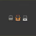 Colorful Small Cartoon Car Models With Various Styles And Different Colors