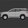 Toyota Silver SUV With Modern Exterior Stylish Body And Shiny Finish