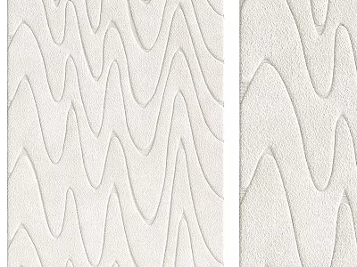 Light Ivory Square Rug Featuring Modern Wave Pattern And Textured Design For Home Decor 3d model