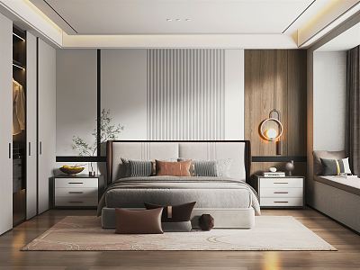 Modern Bedroom 3d model