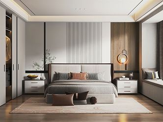 Modern Bedroom 3d model