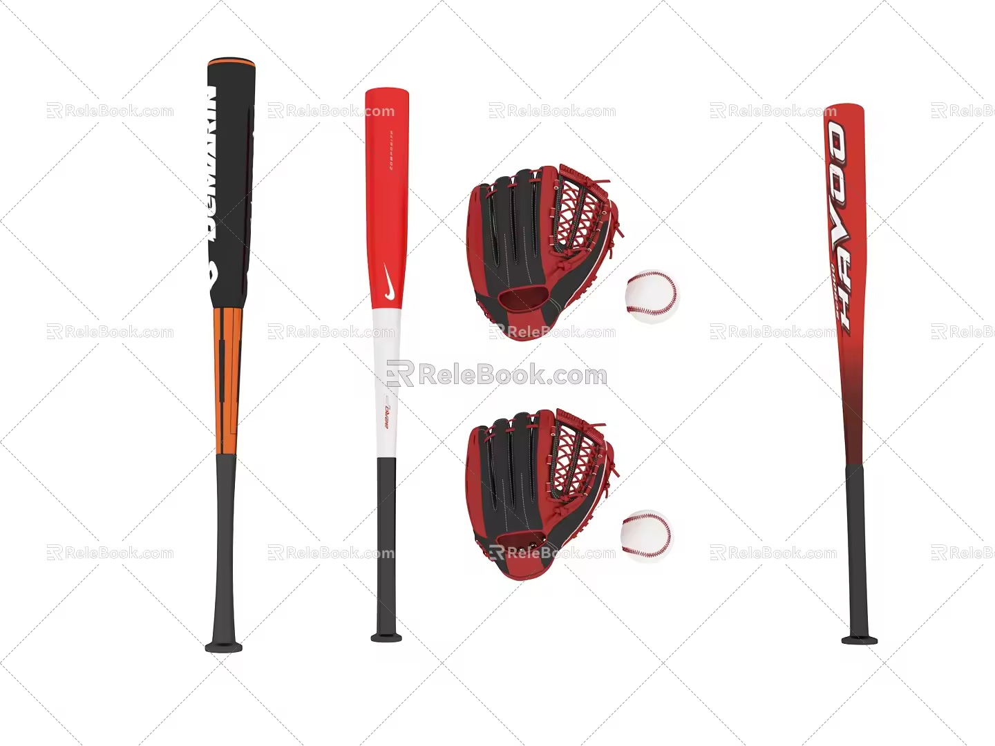 Sporting Goods Baseball 3d model