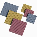 Non-slip floor tile floor tile tile 3d model