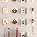 Modern Signs Guide Signs 3d model