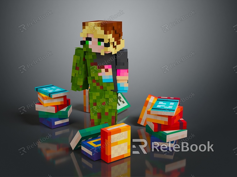 Toy Pixel Figure Toy Next Generation Item 3 Print model