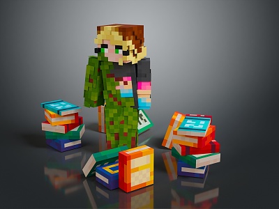 Toy Pixel Figure Toy Next Generation Item 3 Print model