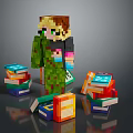 Toy Pixel Figure Toy Next Generation Item 3 Print 3d model