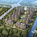 New Chinese-style high-grade residential area 3d model