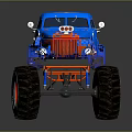 Modern all-terrain vehicle toy car 3d model