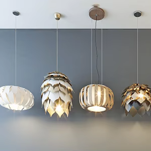 Modern chandelier 3d model