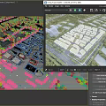 Aerial Planning of Modern Residential Community With Green Roofs Roads and Central Greenery