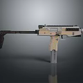 Tactical Camouflage Weapon With Rail And Magazine For Military Operations
