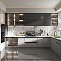 Modern Kitchen 3d model