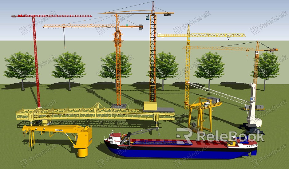 Modern tower crane gantry crane crane tower crane model