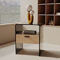 Modern Bedside Cabinet 3d model