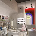 Sustainable Kids Clothing Store Interior With Recycled Organic Apparel And Displays