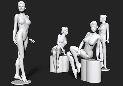 Modern Model Body 3d model