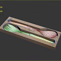 Elegant Stainless Steel Cutlery Set With Fork Spoon Knife In Wooden Box