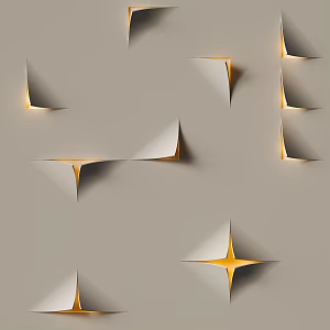 Modern wall lamp 3d model