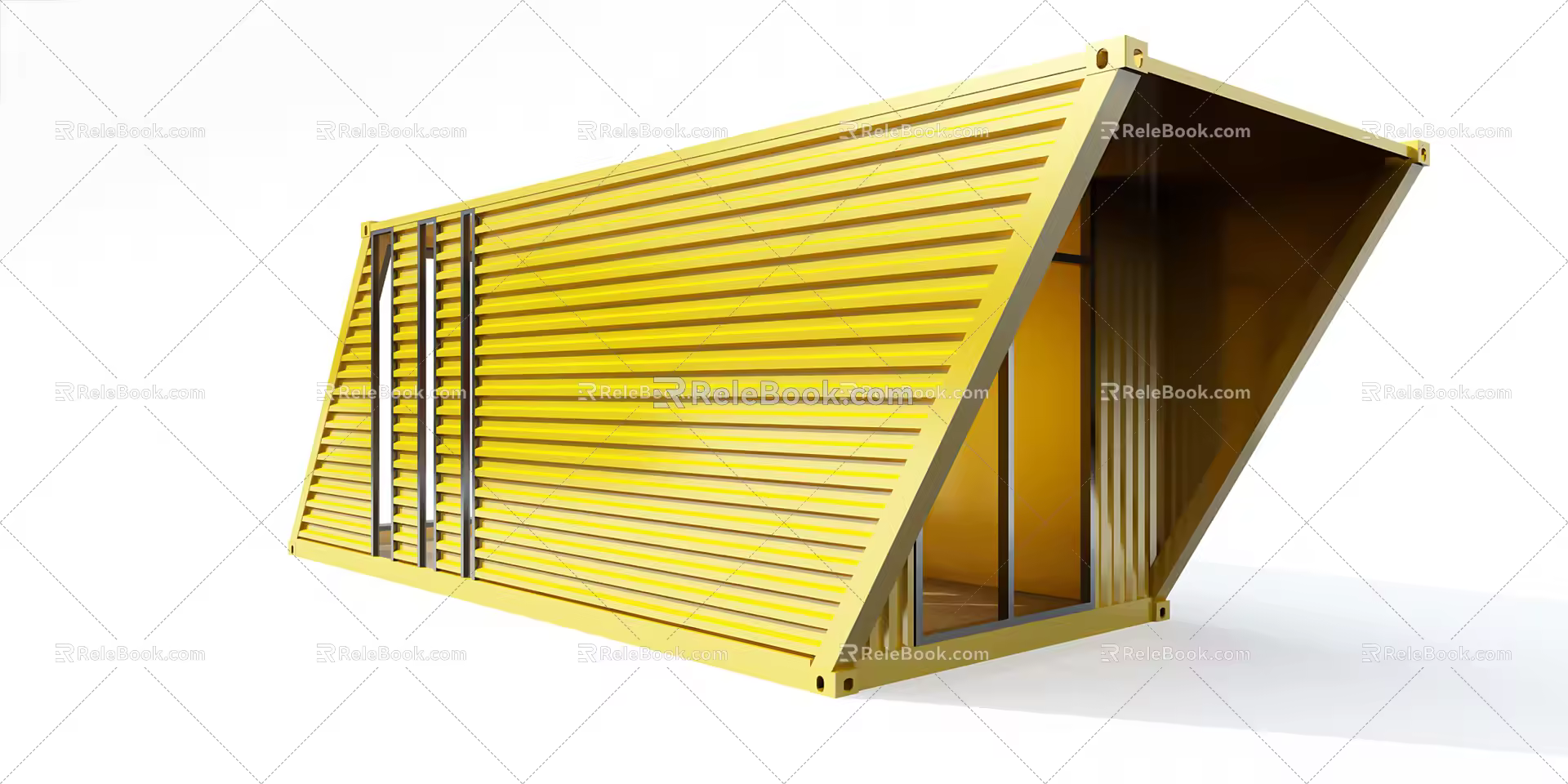 modern container 3d model