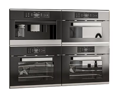 Modern Built In Kitchen Appliances With Sleek Design And Functionality 3d model