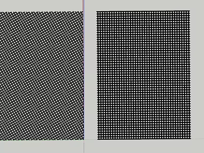 Abstract Design Patterns With White Dots On Black Background Different Densities 3d model