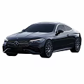 Black Mercedes Coupe Exterior Design Featuring Front And Rear Views