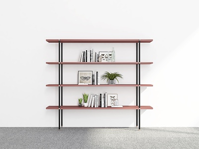 Bookshelf Ornaments Bookshelf Decorative Storage Rack Decorative Rack Bookshelf Shelf model