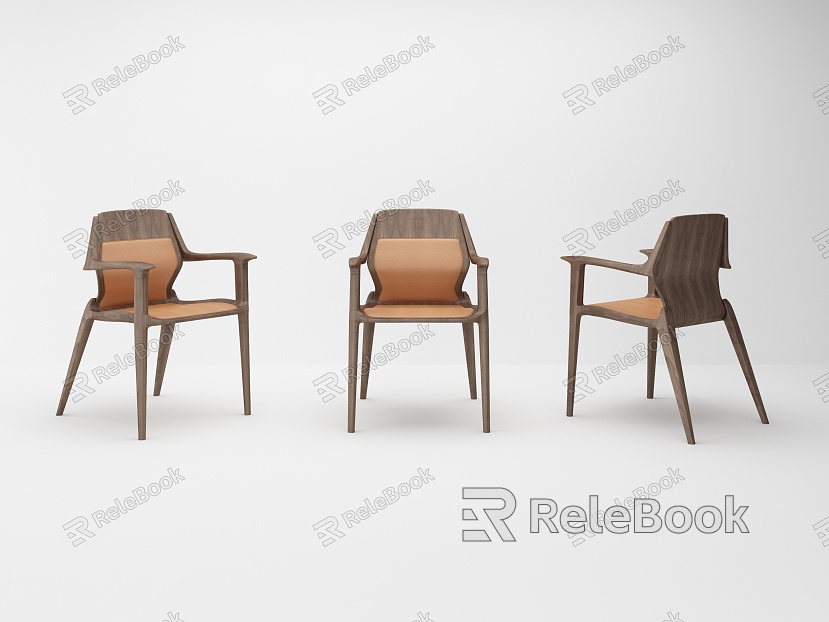 New Chinese Dining Chair Book Chair Armchair Chair model