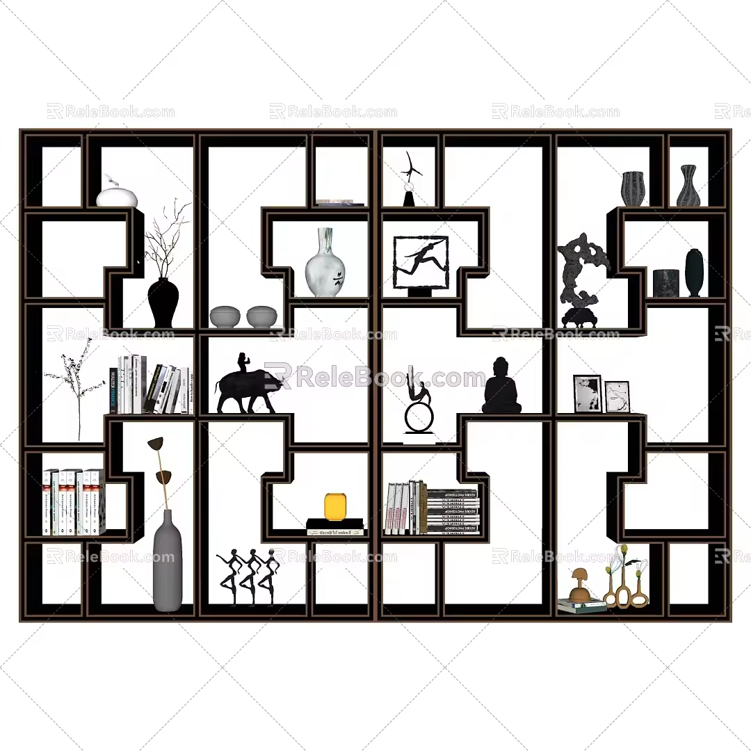 Antique Shelf 3d model