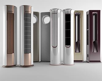 modern air conditioner vertical air conditioner 3d model