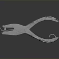 Pipe pliers vise bench vise wrench tool hardware tool processing tool furniture 3d model
