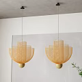 Modern chandelier 3d model