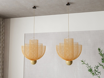 Modern chandelier 3d model