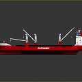 Modern Cargo Ship Heavy Cargo Ship Crane Cargo Ship Large Cargo Ship 3d model