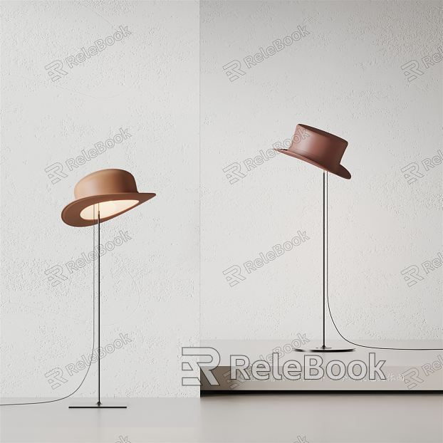 Modern Floor Lamp Hat Floor Lamp model