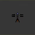 Crossbow Mechanical Crossbow Shift Bow and Arrow Shoot Far Equipment Weapons High-tech Crossbow 3d model