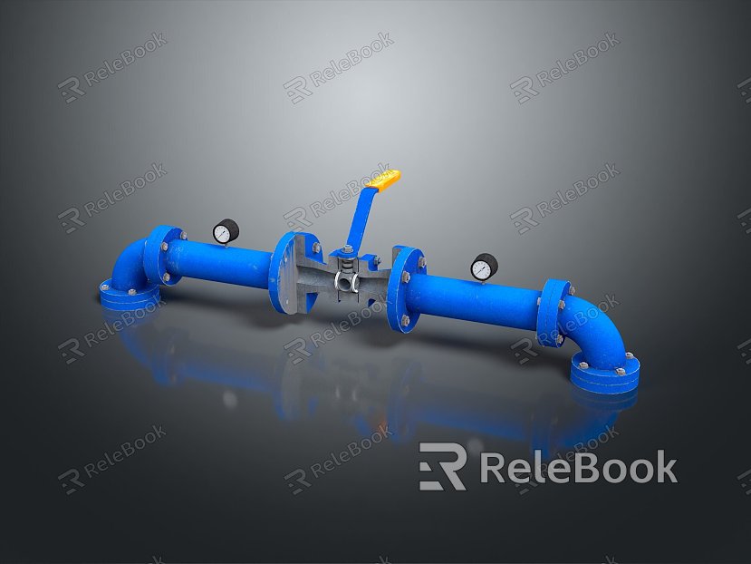 modern water pipe pipe valve iron pipe model